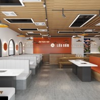 Thiết kế nhà hàng lẩu nấm anh Bảo 130m2 tại Vincom Retail Nghệ An